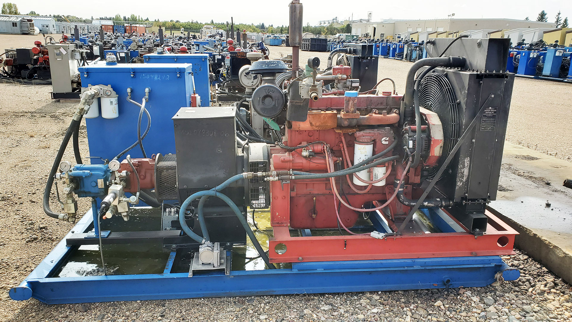 Hydraulic Power Pack – used / surplus water transfer or oil transfer pump packages for sale in Alberta Hydraulic Power Pack - used / surplus water transfer or oil transfer pump packages for sale in Alberta